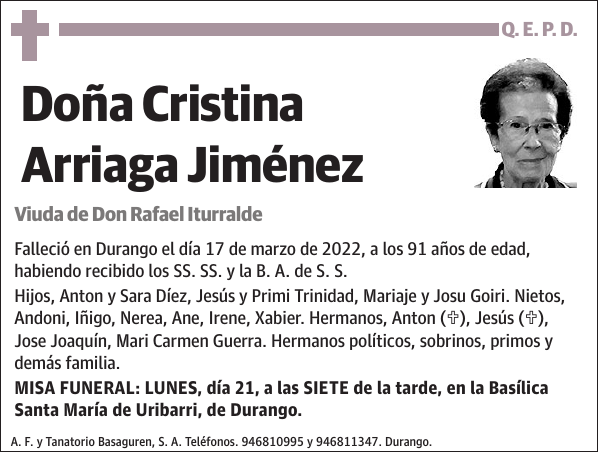 Cristina Arriaga Jiménez