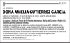 DOÑA  AMELIA  GUTIÉRREZ  GARCÍA