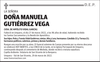 DOÑA  MANUELA  GUTIÉRREZ  VEGA
