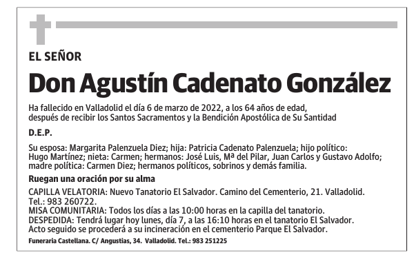 Don Agustín Cadenato González
