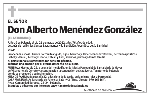Don Alberto Menéndez González