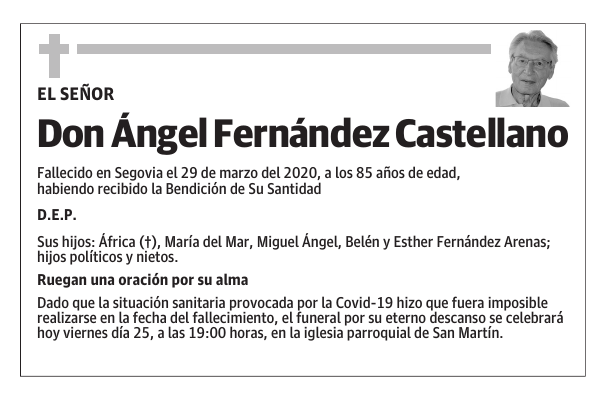 Don Ángel Fernández Castellano