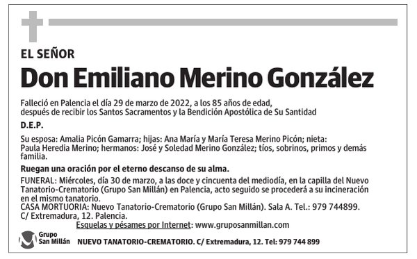 Don Emiliano Merino González