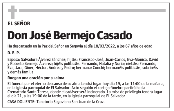 Don José Bermejo Casado
