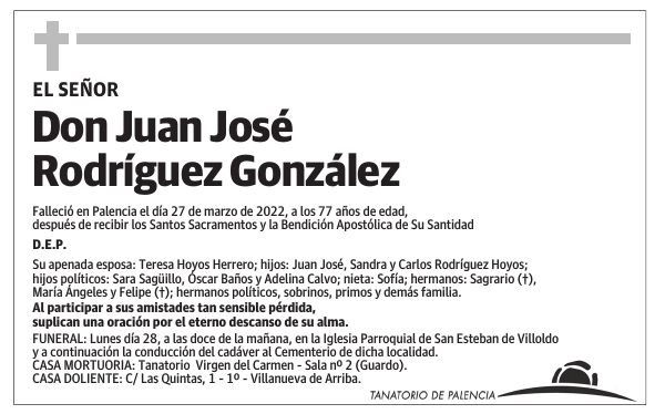 Don Juan José Rodríguez González