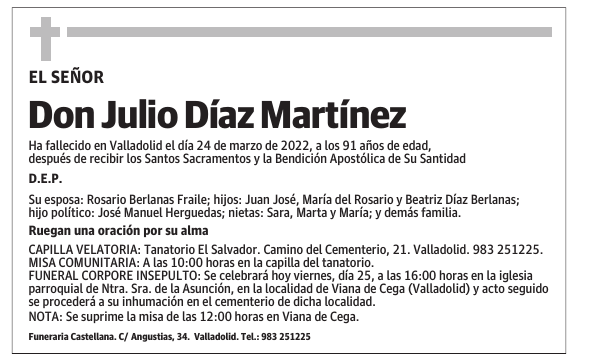 Don Julio Díaz Martínez