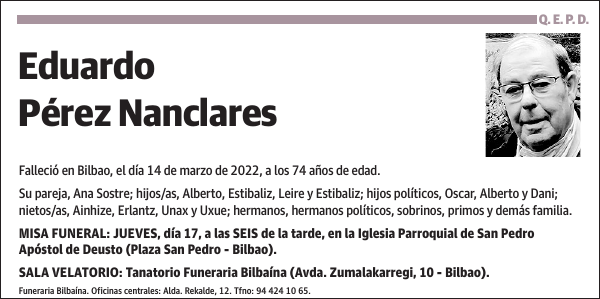 Eduardo Pérez Nanclares