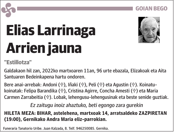 Elias Larrinaga Arrien