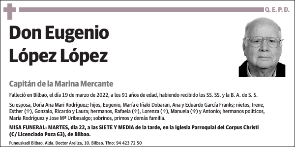 Eugenio López López