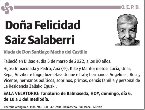Felicidad Saiz Salaberri