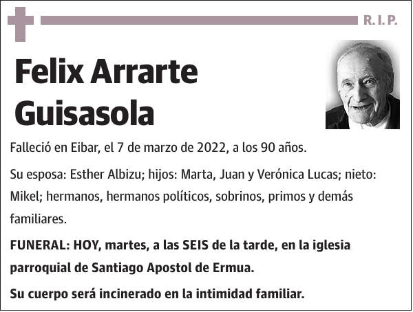 Felix Arrarte Guisasola
