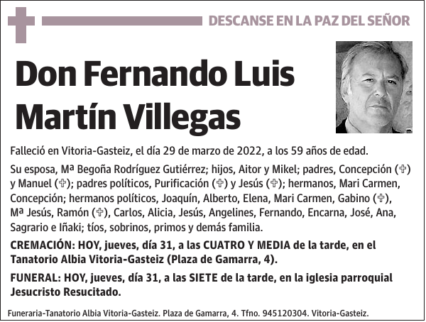 Fernando Luis Martín Villegas