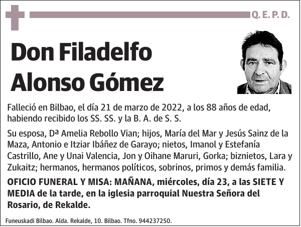 Filadelfo Alonso Gómez