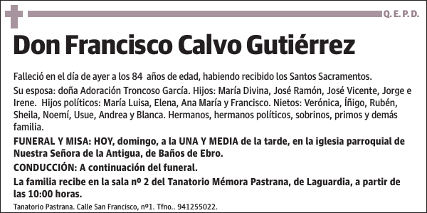 Francisco Calvo Gutiérrez