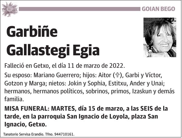 Garbiñe Gallastegi Egia