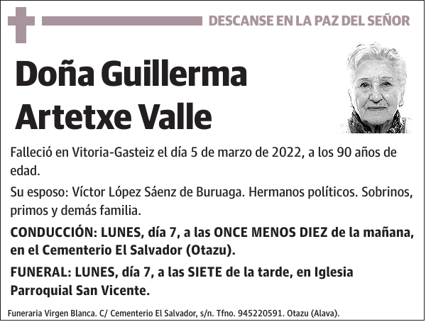 Guillerma Artetxe Valle