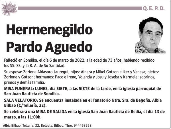 Hermenegildo Pardo Aguedo