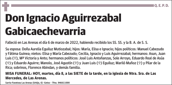 Ignacio Aguirrezabal Gabicaechevarria