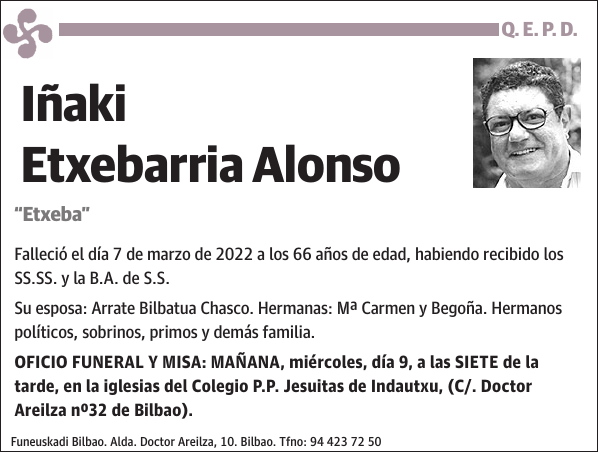 Iñaki Etxebarria Alonso Etxeba
