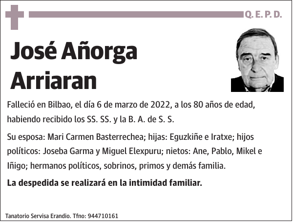 José Añorga Arriaran