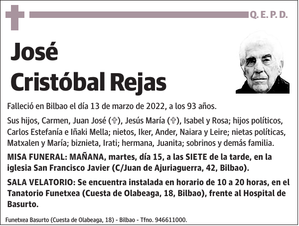 José Cristóbal Rejas