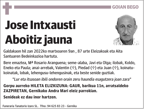 Jose Intxausti Aboitiz