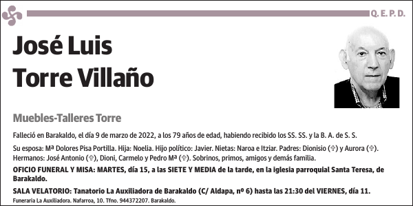 José Luis Torre Villaño