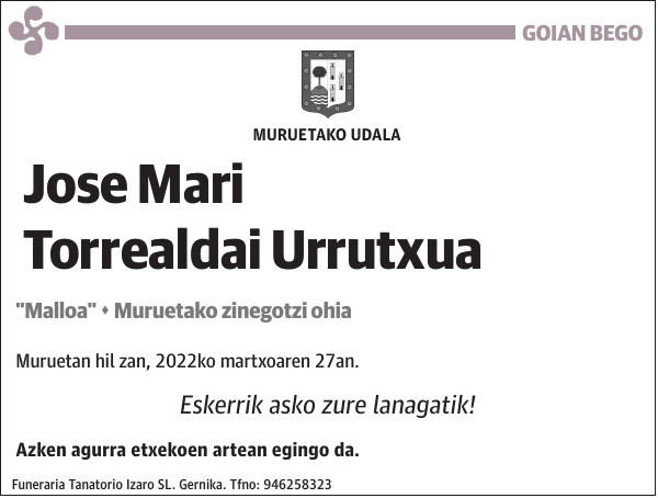 Jose Mari Torrealdai Urrutxua