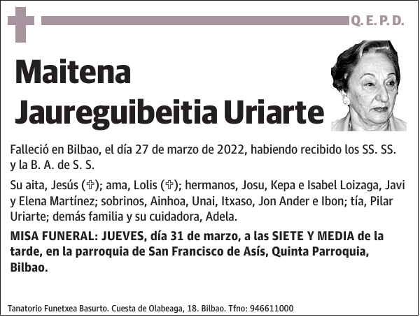 Maitena Jaureguibeitia Uriarte