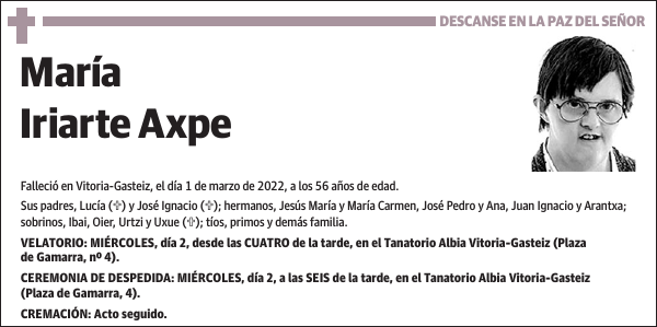 María Iriarte Axpe
