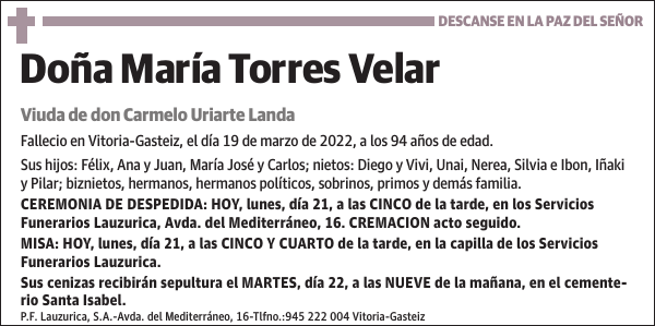 María Torres Velar