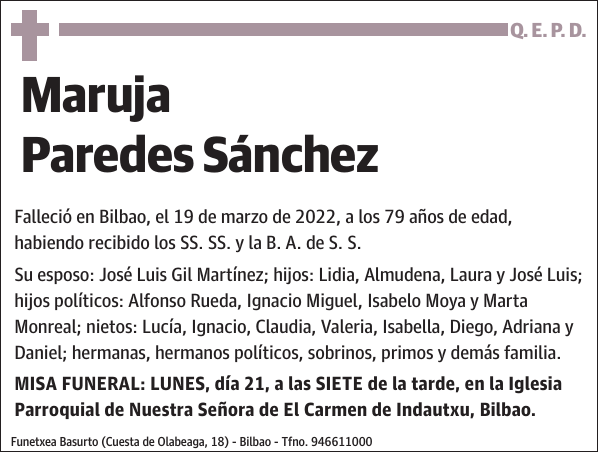 Maruja Paredes Sánchez