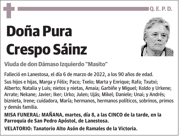 Pura Crespo Sáinz
