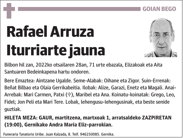 Rafael Arruza Iturriarte