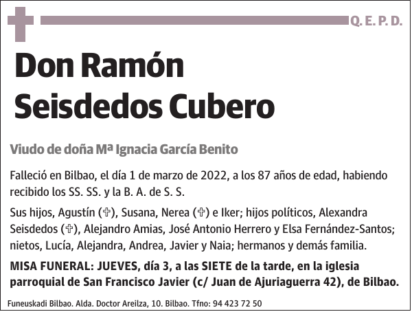 Ramón Seisdedos Cubero