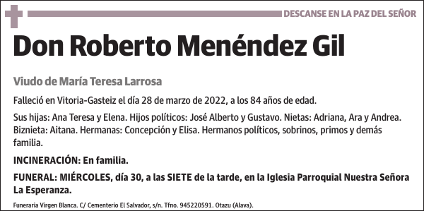 Roberto Menéndez Gil