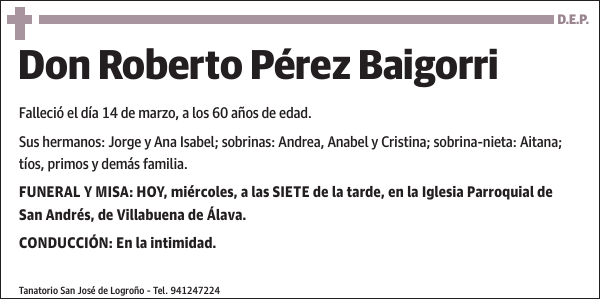 Roberto Pérez Baigorri