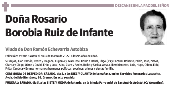 Rosario Borobia Ruiz de Infante