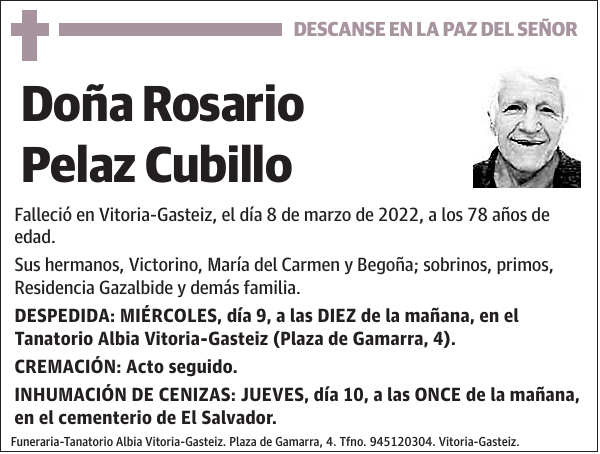 Rosario Pelaz Cubillo