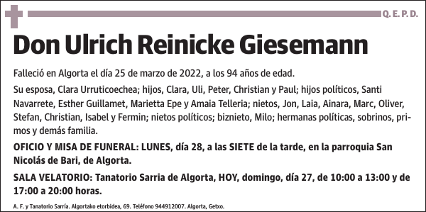Ulrich Reinicke Giesemann