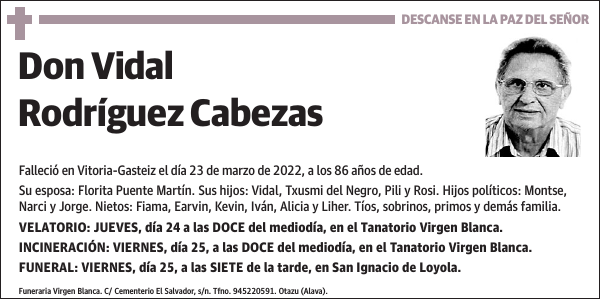 Vidal Rodríguez Cabezas