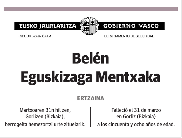 Belén Eguskizaga Mentxaka