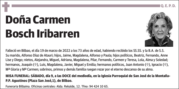 Carmen Bosch Iribarren