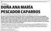 DOÑA  ANA  MARÍA  PESCADOR  CAPARROS