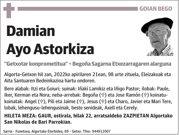 Damian Ayo Astorkiza