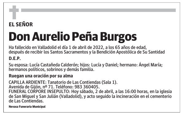 Don Aurelio Peña Burgos