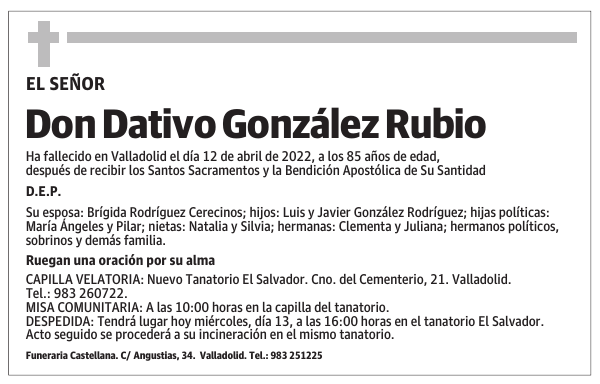 Don Dativo González Rubio
