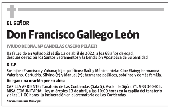 Don Francisco Gallego León
