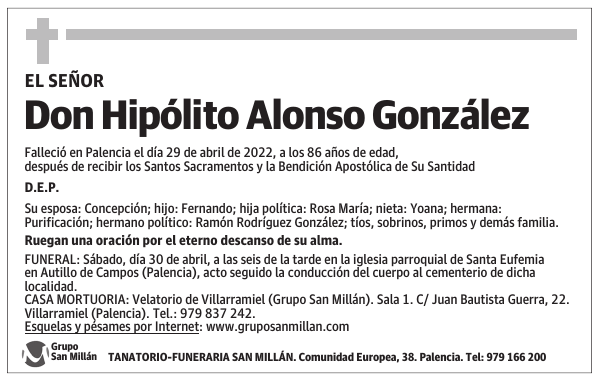 Don Hipólito Alonso González