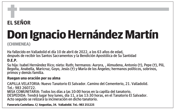 Don Ignacio Hernández Martín